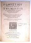 THEMISTIUS. Orationes XIX.  1618